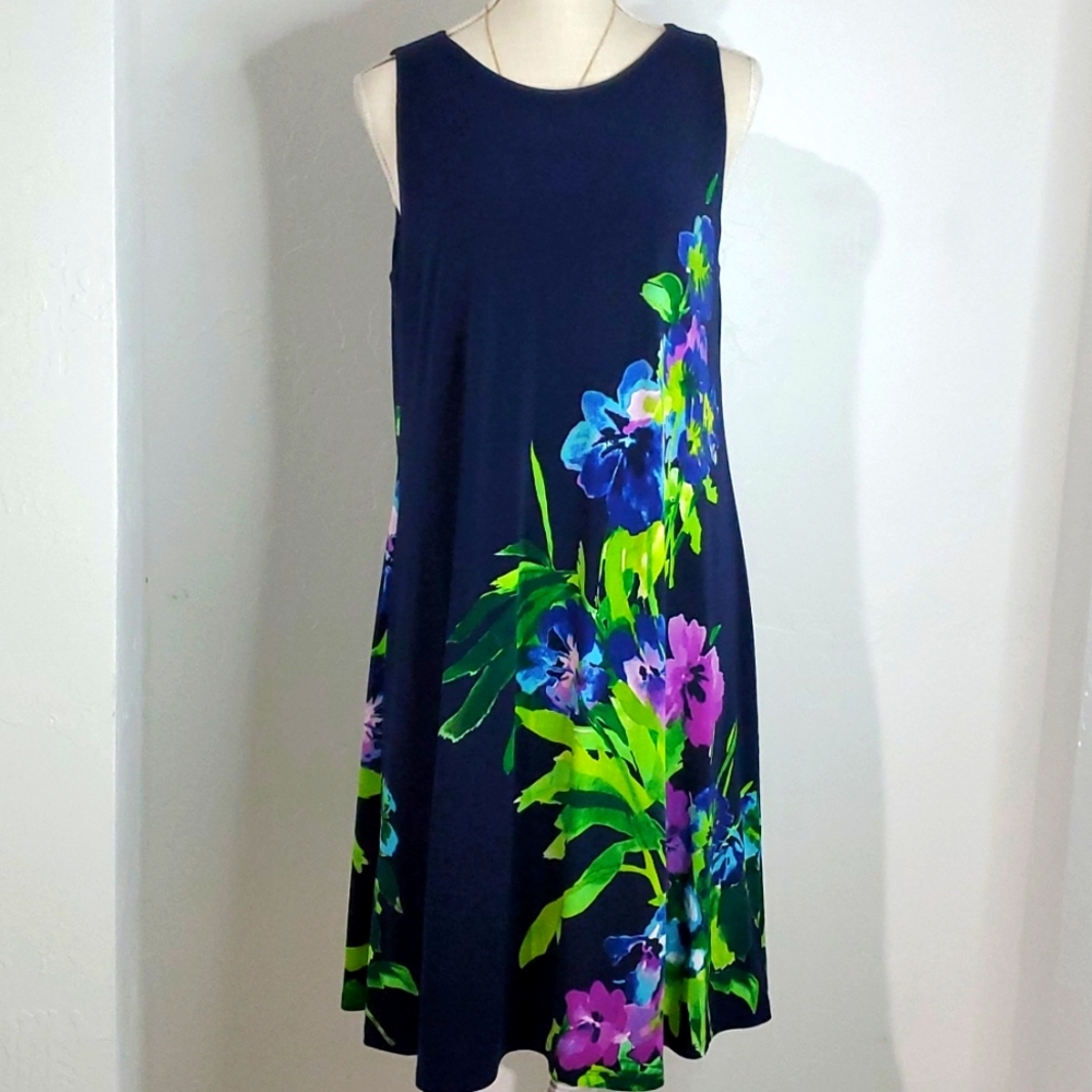 NWT Lauren by Ralph Lauren Floral Dress